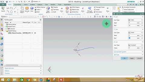 How to draw a curve with the help of law curve (cubic and linear) in nx