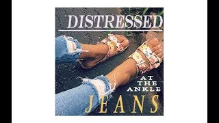 DIY | Distressed at the Ankle Jeans