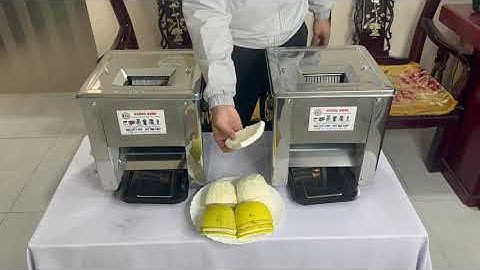 MÁY THÁI VỎ BƯỞI, CẮT CÙI BƯỞI BẰNG MÁY THÁI THỊT