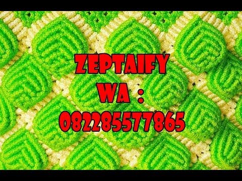 tutorial Membuat Tas  Tali  Kur  Motif  Daun  Timbul by 