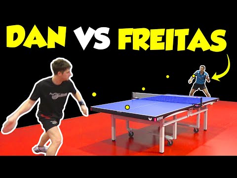 Marcos Freitas vs TableTennisDaily’s Dan!