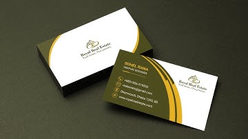 How to Create professional Business Card Design in Illustrator cc Bangla Tutorial by freelancerranam