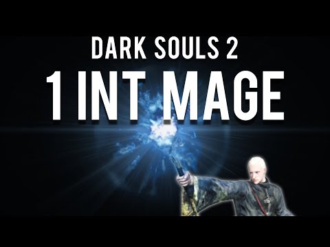 Видео: Dark Souls 2 : Маг с 1 интелектом (Грубое синее пламя)