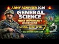 Army Agniveer GD General Science Class 2026 || Army Agniveer science Previous Year Questions 2026 ||
