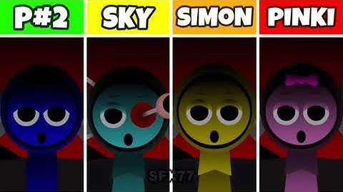 Incredibox Sprunki: Phase 2 But Everyone Is Sky VS Simon VS Pinki