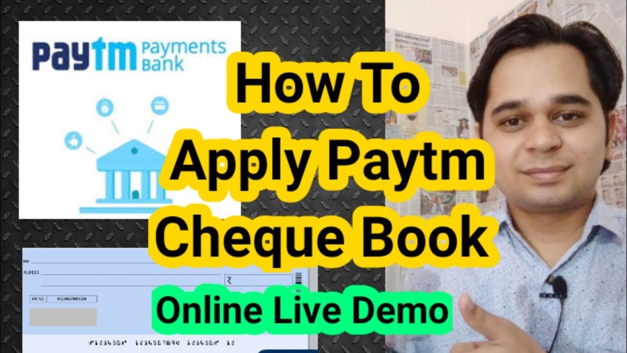 Paytm Ki Cheque Book Kaise Milegi?  | How To Get Paytm Cheque Book?