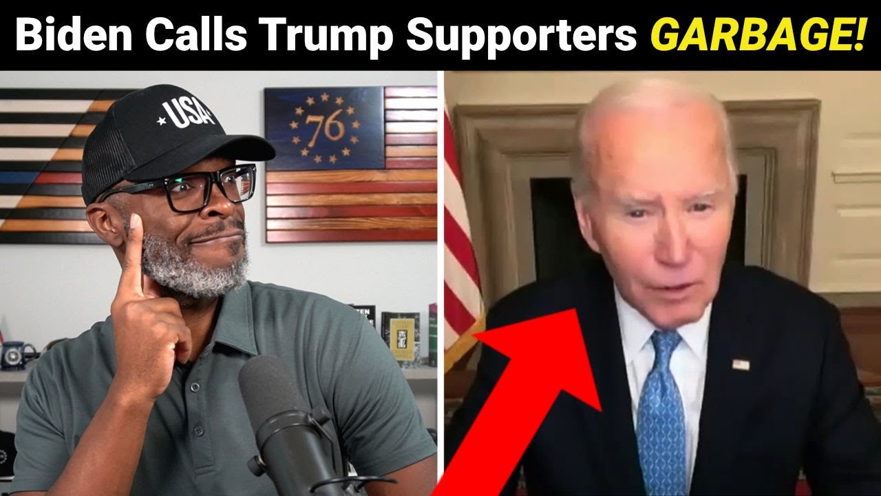 Joe Biden Calls Trump Supporters GARBAGE, And The Media Melts Down!