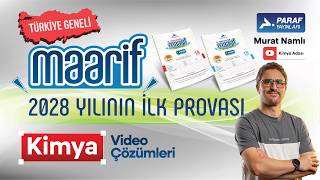 MAARİF MODELİ KİMYA DENEME SINAVI I PARAF YAYINLARI  #2028tayfa