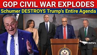 Trump's GOP COLLAPSING? Schumer Unleashes Explosive Attack On Republican Chaos And Corruption!