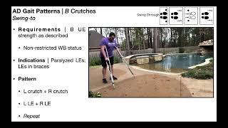 Assistive Devices/Gait Patterns | Swing-To & Swing-Through Patterns