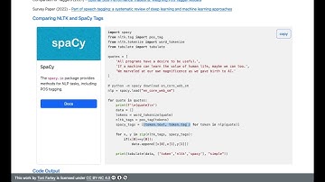 Explore POS Tagging in NLTK and spaCy