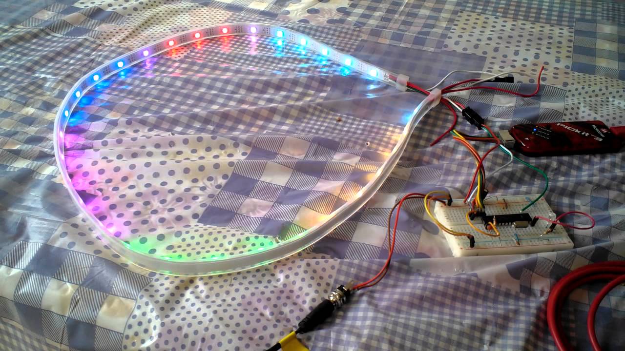 Running NeoPixels with PicBASIC - YouTube