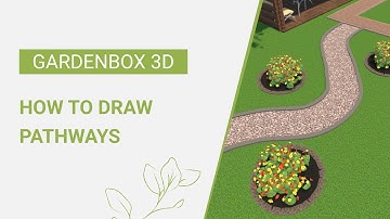 How to Draw and Edit a Path in GardenBox 3D
