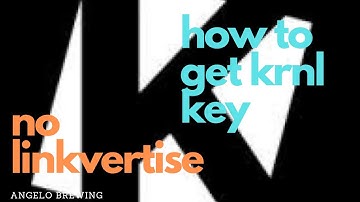how to get krnl key ( no linkvertise)
