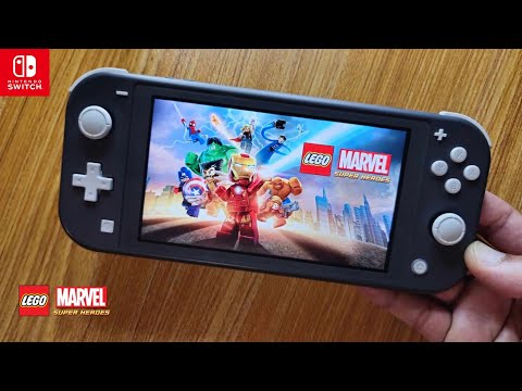 Lego Marvel Super Heroes Nintendo Switch Lite Gameplay - YouTube