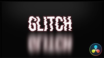How To Create Glitch Text Effect in DaVinci Resolve | Fusion Tutorial