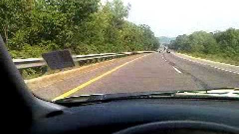 Guard Rail. Vs. Cavi at 70MPH Aftermath