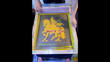 Simulated Process 5C Screen Printing #screenprinting #screenprintingtutorials #kyawmyoscreenprinter