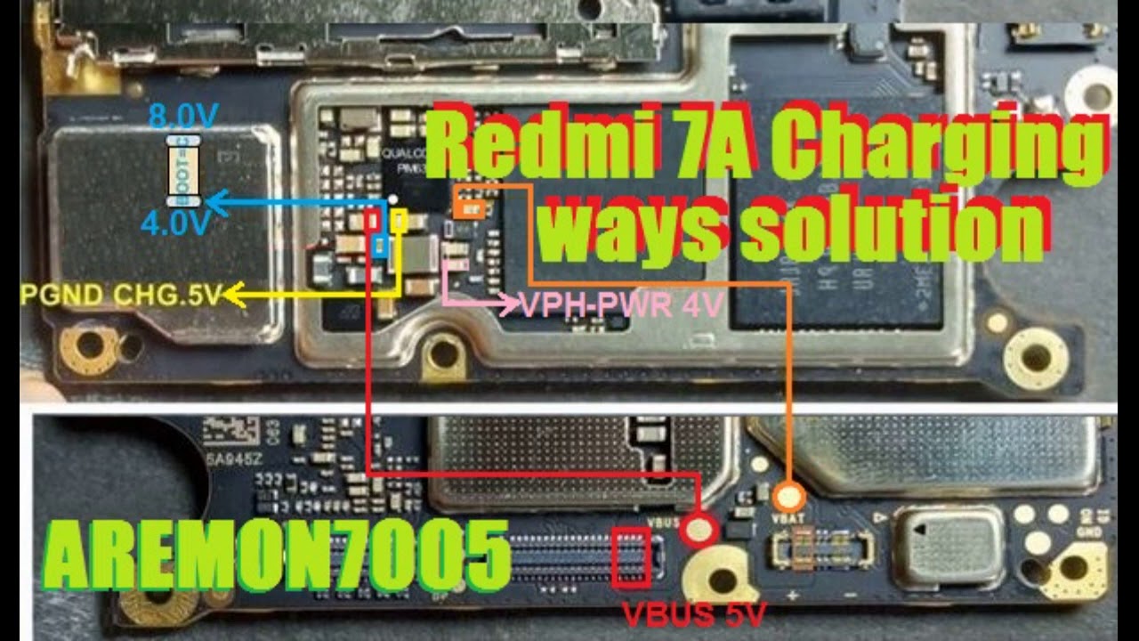 Redmi 7A Charging ways problem solution - YouTube