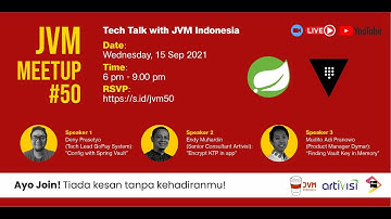 JVM Meetup #50 - Tech Talk with JVM Indonesia