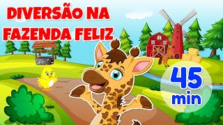 Diversão na Fazenda Feliz - Giramille 45 min | Desenho Animado Musical