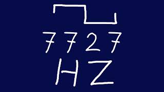 7727 hz square
