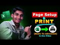 Page Setup and Print in Microsoft Excel | Advanced Excel Class