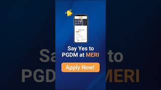 Build Your Future with MERI’s PGDM Program | Admissions Open 2025 | Apply Now!