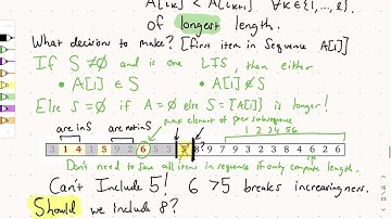 CS 577, Lecture 3a: Longest Increasing Subsequence