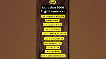 Most Useful 5000 English Sentences For Speaking All Basic To Advance Sentences In English Language 
