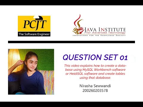 Question Set 01 | Database Management System | Java Institute