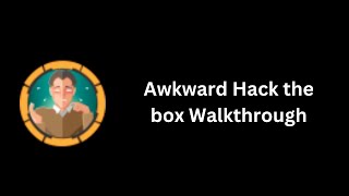 Awkward Hack the box walkthrough | Tamilcode