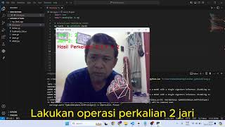 operasi perkalian dengan 2 jari dengan Python