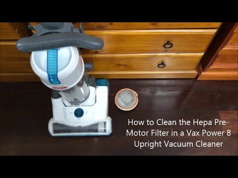 How to Clean the Hepa Pre Motor Filter 