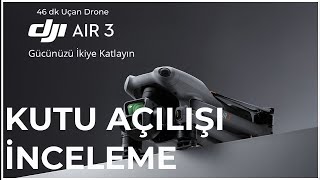 Dji Air 3 Fly More Combo Dji Rc 2 Kutu Açılışı İnceleme