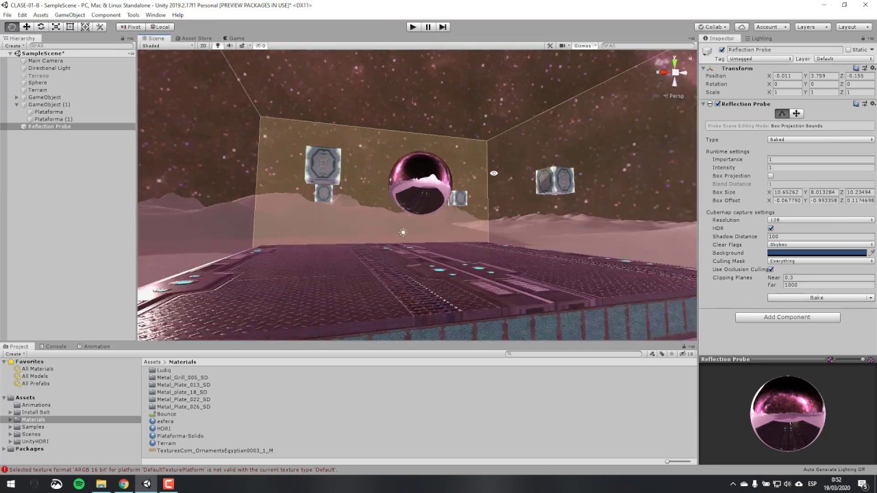 HDRI y Reflection Probes en Unity - YouTube