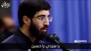 حسين اغا اغا.. لطمية للسيد رضا نريماني بحضور الإمام الخامنئي _ يا سيدي يا حسين