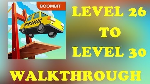 【實況 Gameplay】Build a Bridge level 26 27 28 29 30 3-stars walkthrough