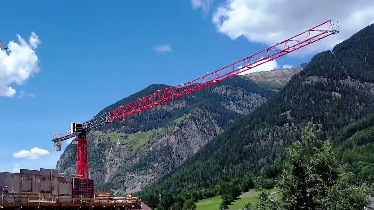 Obendreher ITK 5513 beim Bauprojekt Lifesteil in Umhausen - Ötztal.