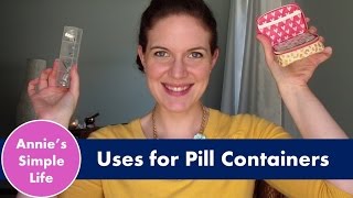 Small Items Organization - Pill Containers!