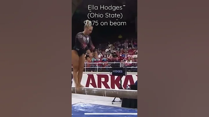 Ella Hodges 9.875 on beam!! do you think she deser...