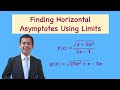 Finding Horizontal Asymptotes Using Limits