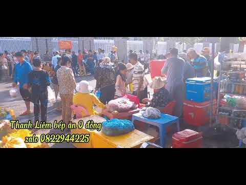 (368)Bếp ăn 0 đồng phát cơm ở bệnh viện đa khoa KG/quá đông mọi người cùng xem  nhé