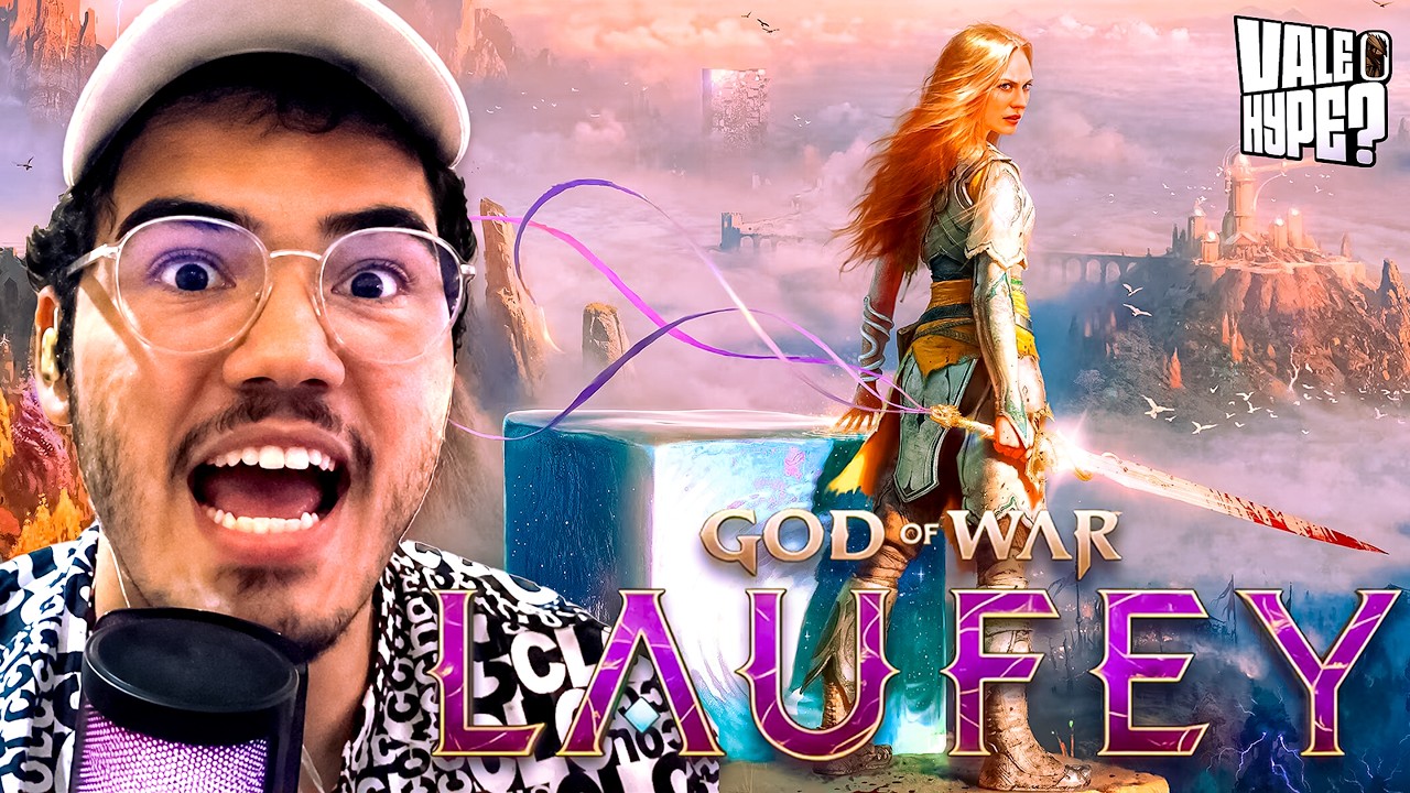 SIMPLESMENTE INSANO! MINHA REAÇÃO DO ANÚNCIO DO NOVO GOD OF WAR LAUFEY - Vale o Hype?