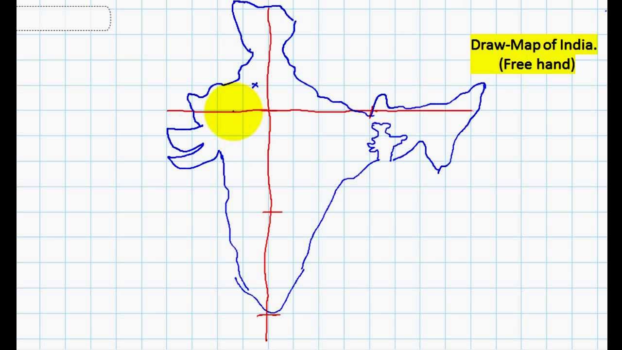 How To Draw India Map On Chart