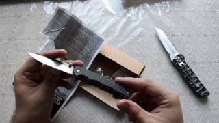 Нож Harnds Ck6013 c сайта Gearbest.com пробный заказ.Unboxing посылки.