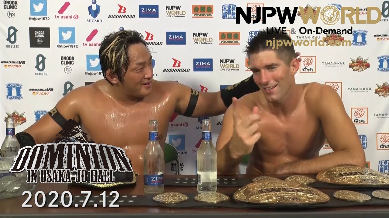 New Tag Team Champions Dangerous Tekkers get the drinks in!