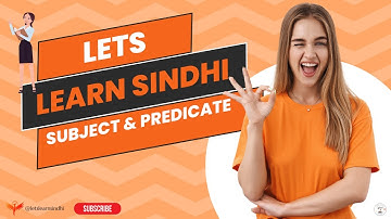 LEARN SINDHI | SUBJECT & PREDICATE | "MY NAME IS RAUL" | LESSON 4