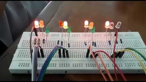 Running LED 3 menggunakan Mikrokontroler Atmega16