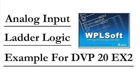 Analog Input Ladder Logic Tutorial For DVP 20 EX2 PLC in (URDU/HINDI)